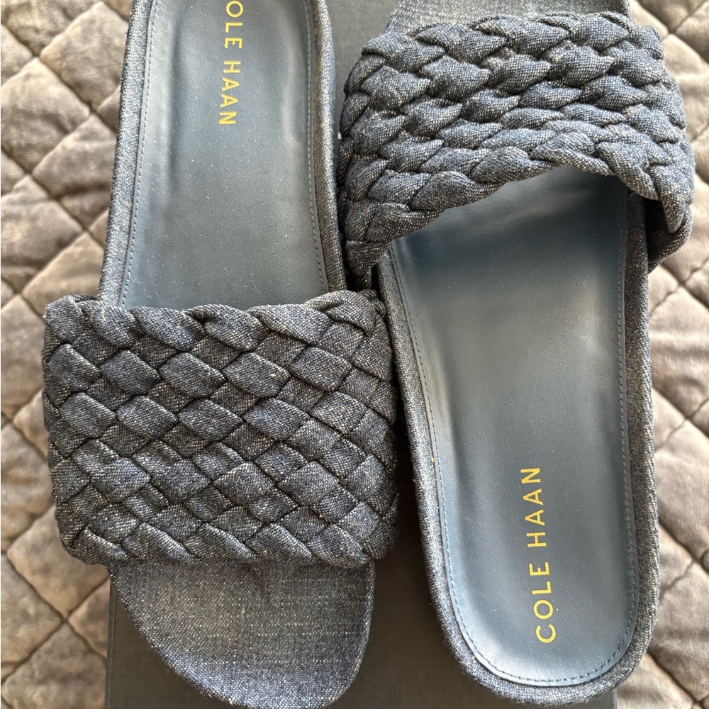Cole Haan Women's Woven Denim Sandals
